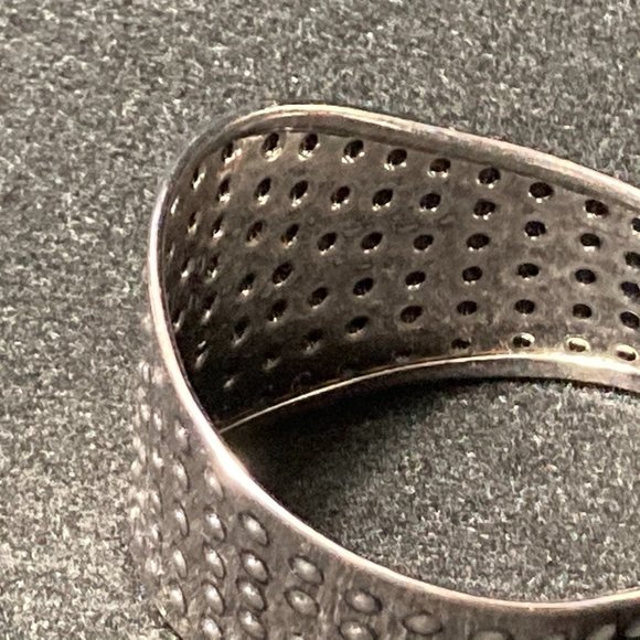 Set of 4 Silver Toned Light Studded Cuff Bracelets - Picture 4 of 14